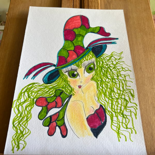 Fairy Witch Drawing 