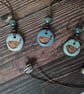 Clay Little Bird Pendant Necklaces, Essential Oil Diffuser, Vegan Friendly - Image 6