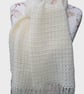  Pretty Cream Shade Crocheted Scarf 