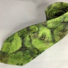 Silk Tie 100% Pure Silk, Hand Painted