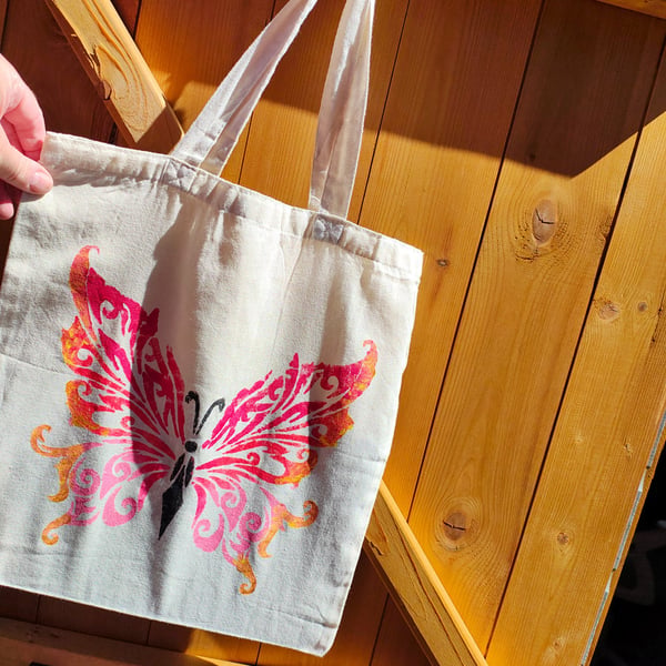 Hand painted tote bags 