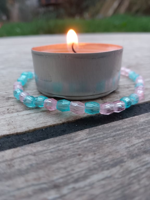 Candy floss bracelet