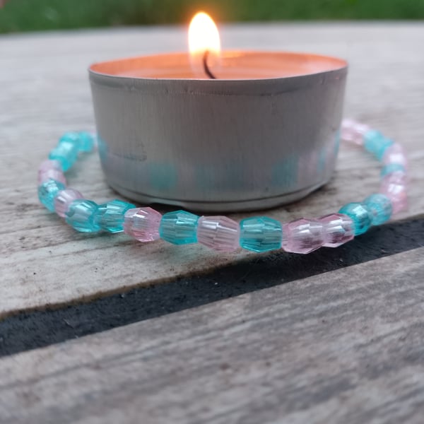 Candy floss bracelet
