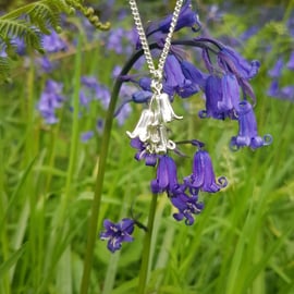 Bluebell Cluster Necklace