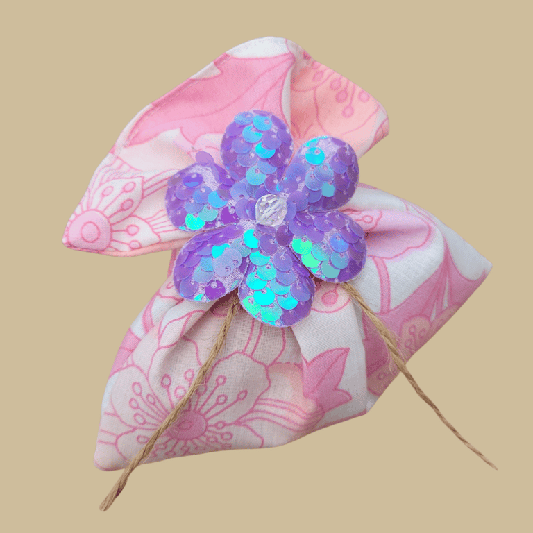 Upcycled Lavender Bag