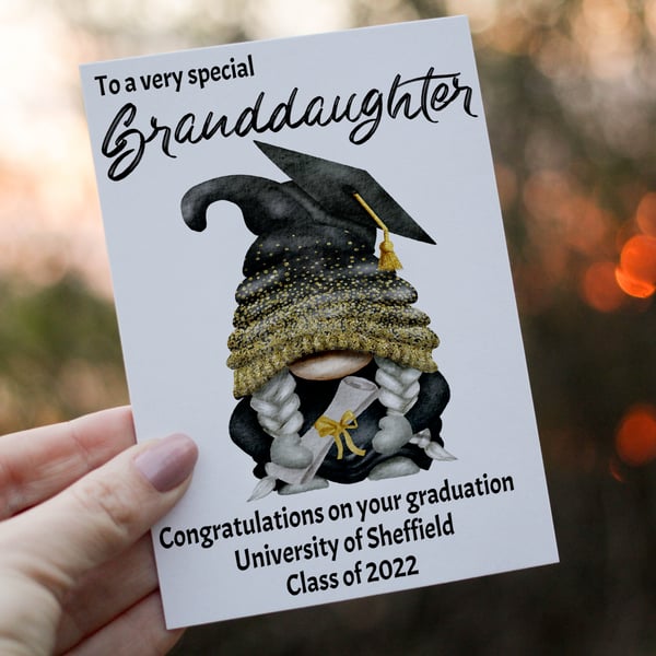 Congratulations Granddaughter Graduation Card, Your Graduating Card
