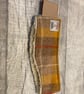Harris Tweed Headband Yellow Brown Checked Tweed - Image 3
