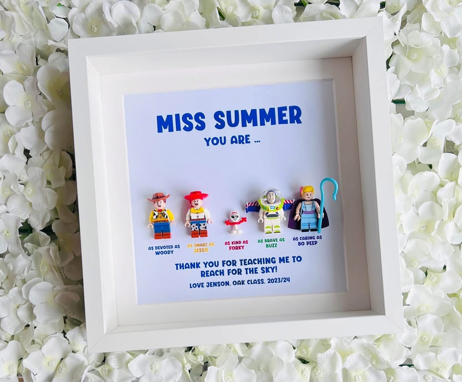 Toy Story Personalised Teacher Minifigures Gift Frame (5)