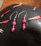 Ruby bead earrings - Image 2