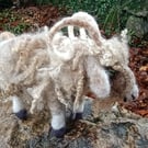 Custom Made Spirit Animal - Needle Felted Goat 