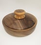 Walnut lidded pot