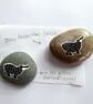 Hand Painted Raven Pebble - MADE TO ORDER - Image 6