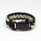 Black & Beige Paracord Bracelet 
