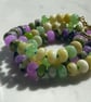 Pepino Melon Hand Knotted Beaded Gemstone Necklace - Image 6