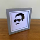 Freddie - Wood Silhouette Framed Art Pop Toy Films Home