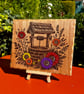 Wishing well bespoke wooden plaque 