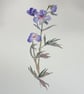 Water Colour Painted Blue Geranium Print Greeting Card - Image 5