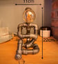 The Thinking Man Industrial Iron Pipe Lamp - Image 4