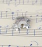 Sterling silver and moonstone brooch inspired by lichen - Image 7