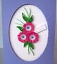 Quilled 80th birthday card, can be for any age - Image 1
