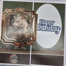 Tiger Birthday Card