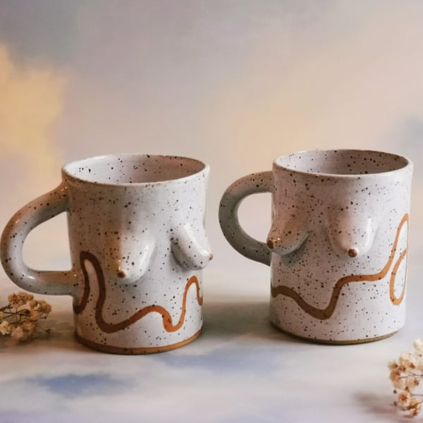 Speckled Boob Mug