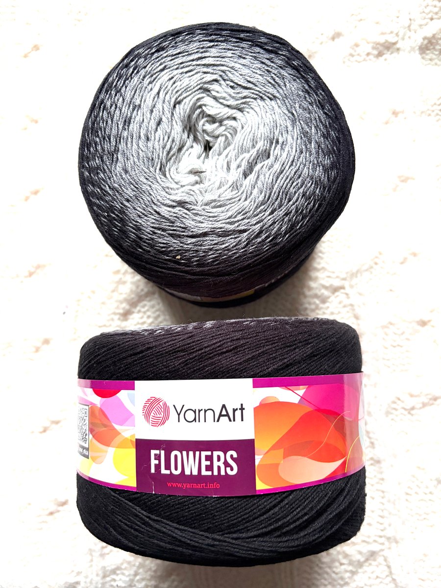 1 cake x 250g YarnArt Flowers Yarn Cake - Colour 253 : Cotton Blend