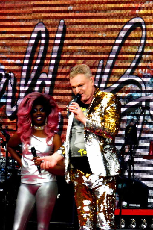 Erasure Singer Andy Bell In Concert Photograph Print