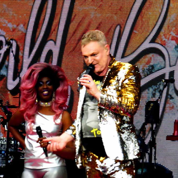 Erasure Singer Andy Bell In Concert Photograph Print