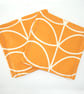 Orange Coasters Pair of - Image 1