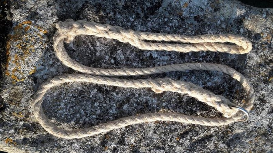 Handmade Hemp Rope Dog Lead