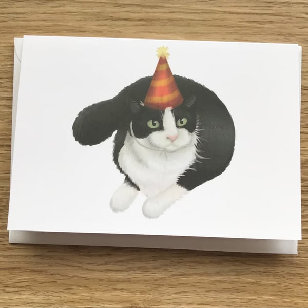 Party Cat Greeting Card