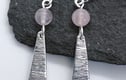 Drop dangle Earrings Sterling Silver