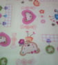 Teddy Bears on Bikes and Rollers Skates with Pink Hearts Fabric Bag - Image 4