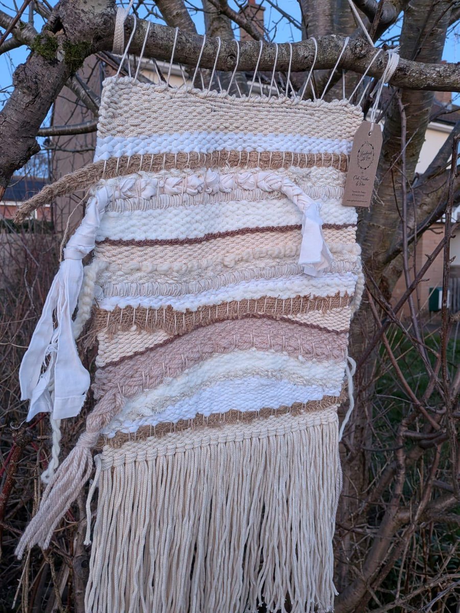 Image of Hand Woven Rustic Wall Hanging