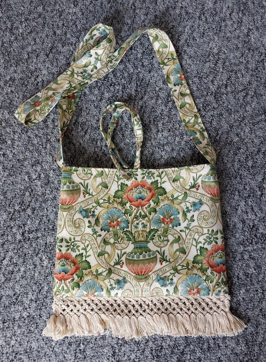 Boho style festival cross body bag 