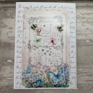 Greeting Card - Whispers from my Garden - Garden Notes C274