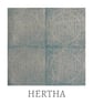 Hand Printed Linen Lampshade in Duck Egg Blue - Image 4