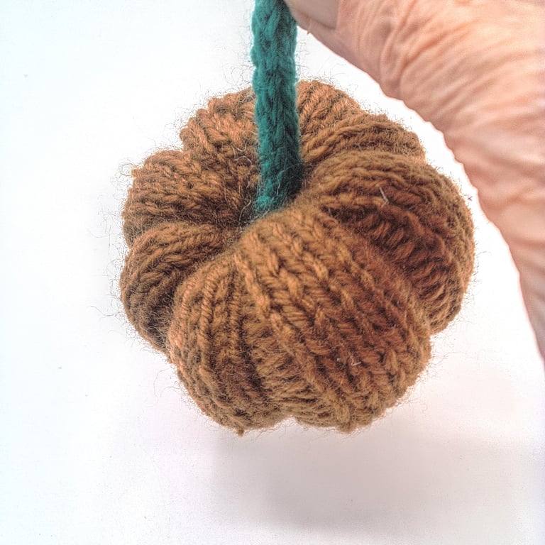 Medium Size Hand Knitted Pumpkins, Home Decorations, Colour Choice, Halloween