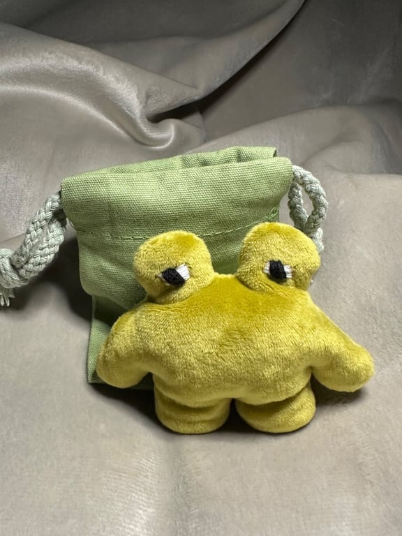 Worry Frog Handmade Weighted Sensory Fidget, Luxury Stretch Squish Scrunch