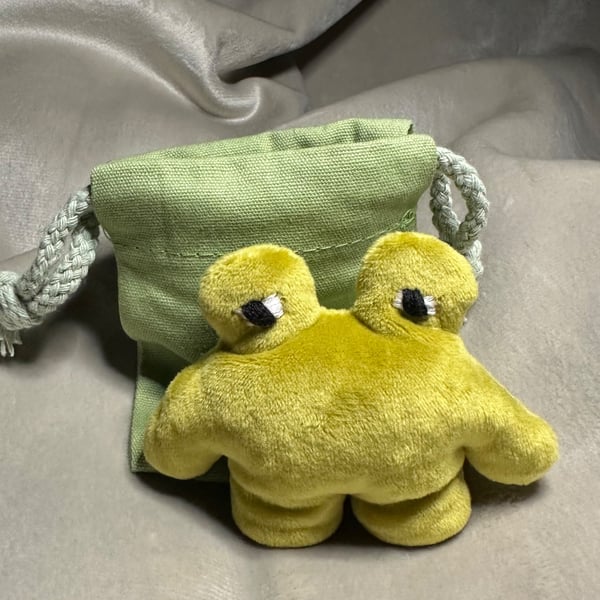 Worry Frog Handmade Weighted Sensory Fidget, Luxury Stretch Squish Scrunch