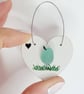 Sea Glass Bird Ornament, Handmade Coastal Keepsake, Gift Tag or Hanging Decor - Image 10