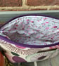 Abstract Mauve Circles Zip Pouch - Image 2
