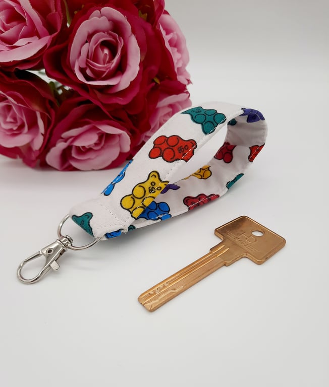 Gummy bears keyring,  keyfob,  size small. Free uk delivery.  