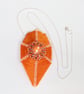 Fishtail Pendant in Orange and Peach - Image 5