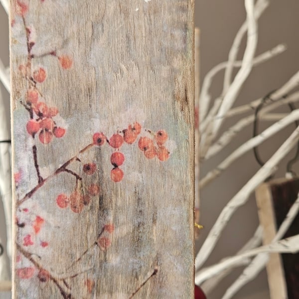 Berry Tree Rustic Handmade Hanger - Reclaimed Wood pallet