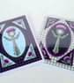Thistle Girl Greetings Cards, Set of 2, Scottish Souvenir - Image 3