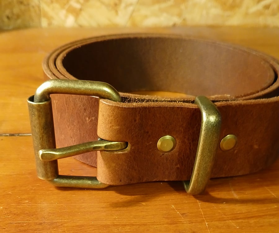 Handcrafted Lyveden Leather Belt 