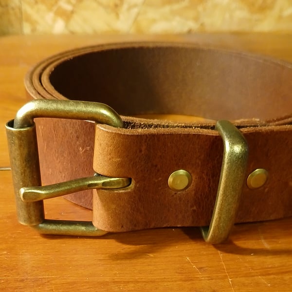 Handcrafted Lyveden Leather Belt 