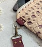 Clutch Pouch Bag - Chenille Large Pouch Bag with Detachable Leather Strap - Image 5